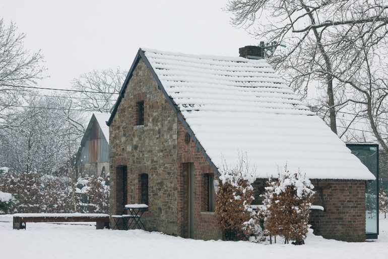 cegła, kamien, szkło